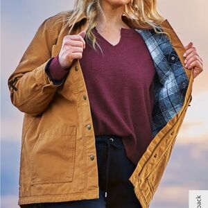 Natural Reflection Barn Chore Canvas Coat